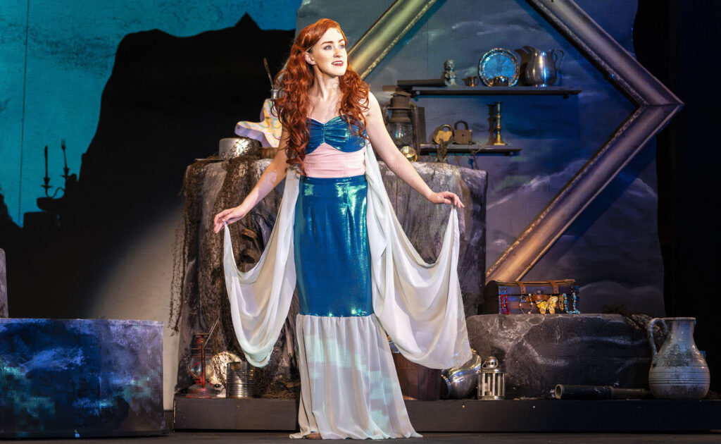 Emma Skaggs plays Ariel in the Croswell Opera House's production of "The Little Mermaid."